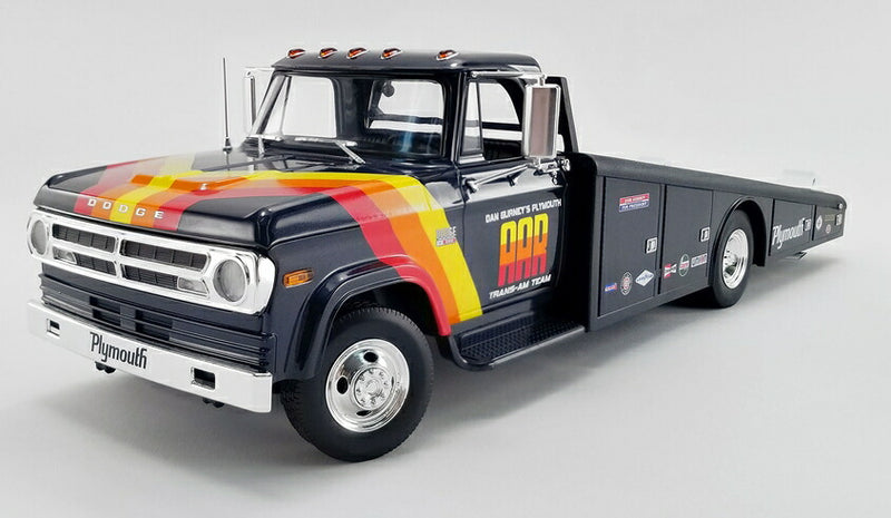 ギャラリービューアに画像をロードする, Dan Gurney's Plymouth AAR Trans Am Team 1970 Dodge D300 Ramp Truck 1/18 ACMEミニカー