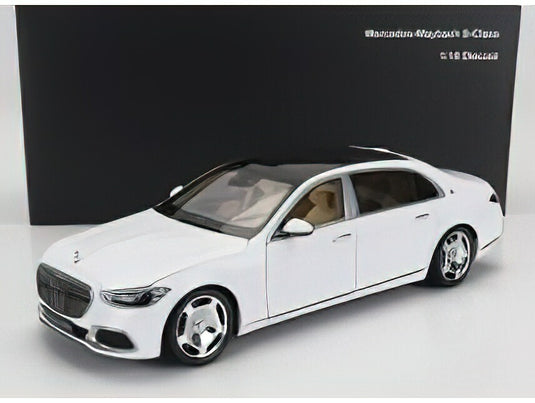 MERCEDES BENZベンツ S-CLASS S600 V12 BITURBO MAYBACH 2021 - DIAMOND WHITE /ALMOST-REAL 1/18 ミニカー