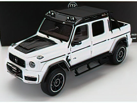 MERCEDES BENZメルセデスベンツ G-CLASS G800 BRABUS XLP ADVENTURE 2020 - POLAR WHITE/ALMOST-REAL 1/18 ミニカー