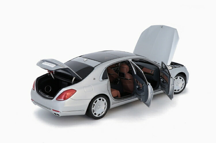 ギャラリービューアに画像をロードする, Mercedesメルセデスベンツ ? Maybach S-Class 2016 Silver /Almost-Real 1/18 ミニカー