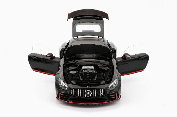 ギャラリービューアに画像をロードする, Mercedesメルセデスベンツ-Benz AMG GT R Black with Red Stripes /Almost-Real 1/18 ミニカー