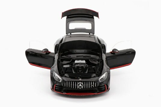 Mercedesメルセデスベンツ-Benz AMG GT R Black with Red Stripes /Almost-Real 1/18 ミニカー