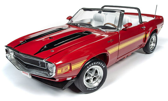1970 Ford Shelby Mustang Convertible in Candy Apple Red - Hemmings Muscle Machines /AMEAMERICAN MUSCLE 1/18 ミニカー