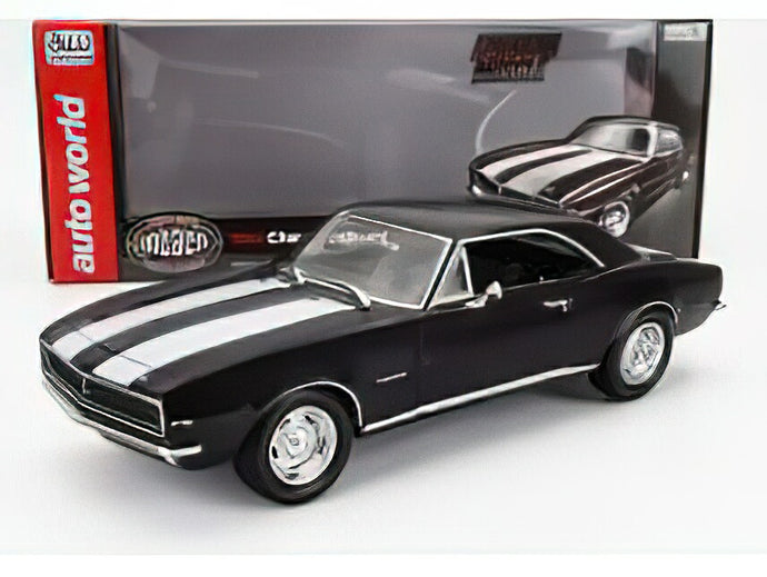 CHEVROLET - CAMARO Z/28 RS COUPE 1967 - BROWN WHITE /AutoWorld 1/18 ミニカー