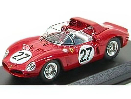 FERRARI - DINO 268 SP N 27 24h LE MANS 1962 SCARFIOTTI - BAGHETTI - RED /ART-MODELART-MODEL 1/43ミニカー