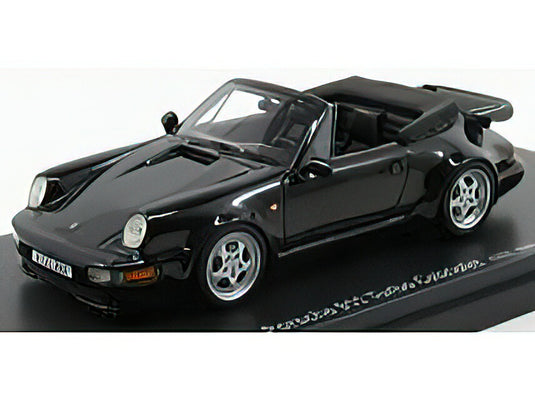 PORSCHE - 911 964 TURBO CABRIOLET GERMANY 1993 - BLACK MET /AVENUE43 1/43 ミニカー