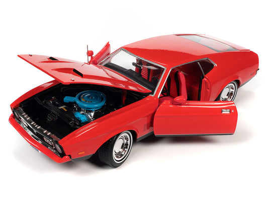 James Bond 007ジェームズ・ボンド 1971 Ford Mustang Mach 1 in Bright Red with Black Graphics - Diamonds Are Forever