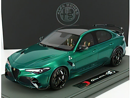 ALFA ROMEOアルファロメオ GIULIA GTAm 2020 - CON VETRINA - WITH SHOWCASE - VERDE MONTREAL - GREEN MET /BBR 1/18 ミニカー
