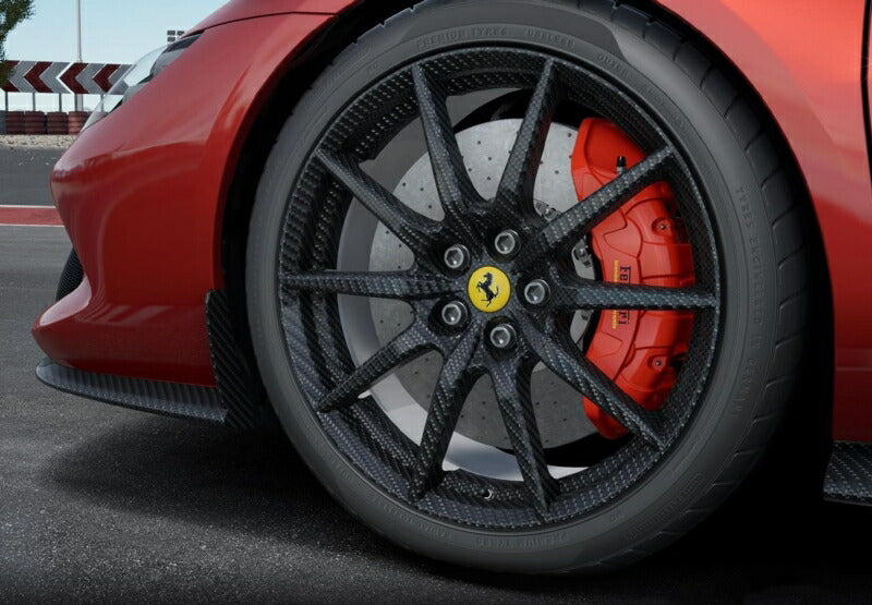 ギャラリービューアに画像をロードする, 【予約】2022年発売予定Ferrariフェラーリ 296 GTB Rosso Imola Carbon Replica Wheels 200台限定 /BBR 1/18 ミニカー
