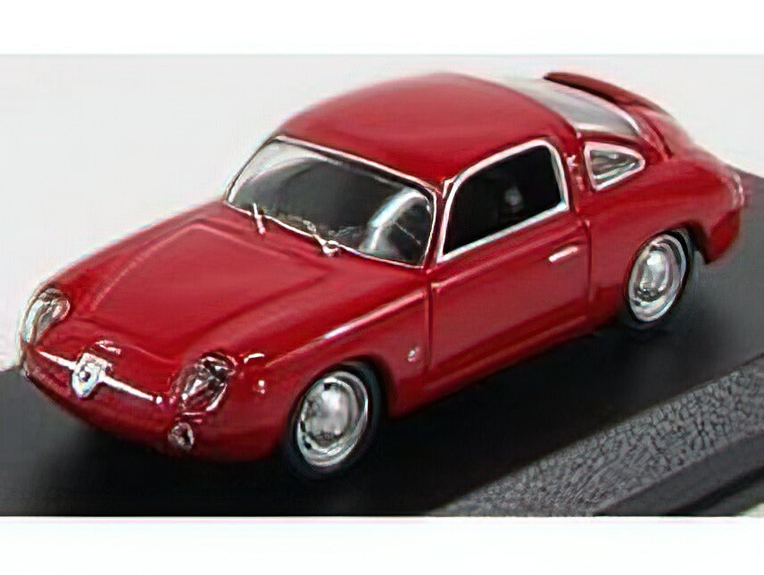 FIAT ABARTH 750 ZAGATO COUPE PROVA 1958 RED /Best-Model 1/43