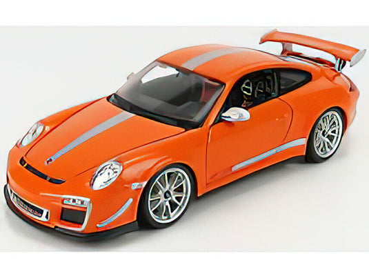PORSCHE - 911 997-2 GT3 RS 4.0 COUPE 2012 - ORANGE SILVER /Burago 1/18 ミニカー