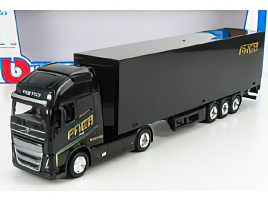 VOLVO - FH16 XL 750 EURO 6 CAB TRUCK LBWK 2018 - BLACKトレーラー トラック/Burago 建設機械模型 工事車両 1/43 ミニカー