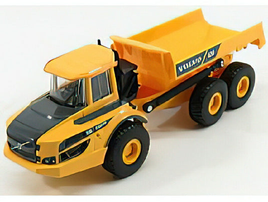 VOLVO - A25G TRUCK CASSONE RIBALTABILE 2010 - YELLOW BLACKダンプ トラック/Burago 建設機械模型 工事車両 1/50 ミニカー