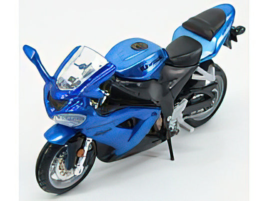 KAWASAKI - NINJA ZX-10R 2004 - BLUE MET /Burago 1/18 バイク模型 ミニカー