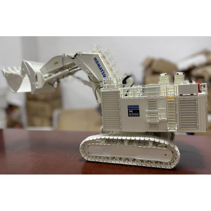 ギャラリービューアに画像をロードする, 【予約】6月以降発売予定KOMASU 油圧ショベル PC8000-11 ディーゼル ホワイト /建設機械模型 工事車両 BYMO 1/50 ミニチュア