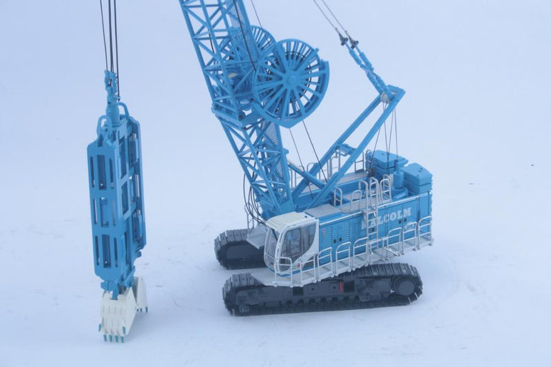 ギャラリービューアに画像をロードする, 【予約】5-6月発売予定BAUER MC96 + DHG V Hydraulic Pile Grab 杭打ち機/Bymo 1/50 ミニチュア 建設機械模型 工事車両