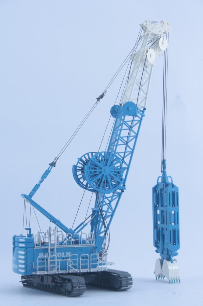 ギャラリービューアに画像をロードする, 【予約】5-6月発売予定BAUER MC96 + DHG V Hydraulic Pile Grab 杭打ち機/Bymo 1/50 ミニチュア 建設機械模型 工事車両
