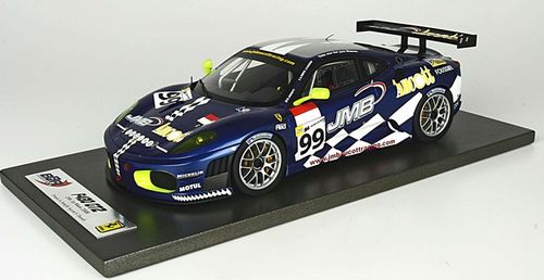 ギャラリービューアに画像をロードする, 【予約】6月以降発売予定 フェラーリ F430 GT2 ルマン24時間 2008 JMB Racing 100台限定 /BBR 1/18 レジン ミニカー