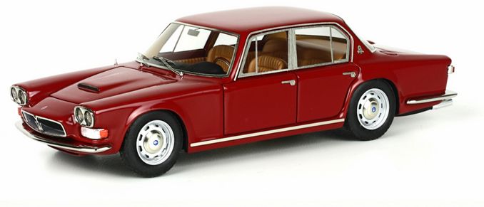 ギャラリービューアに画像をロードする, 【予約】6月以降発売予定 マセラティ クアトロポルテ 1965 レッド 108台限定 /BBR 1/43 レジン ミニカー