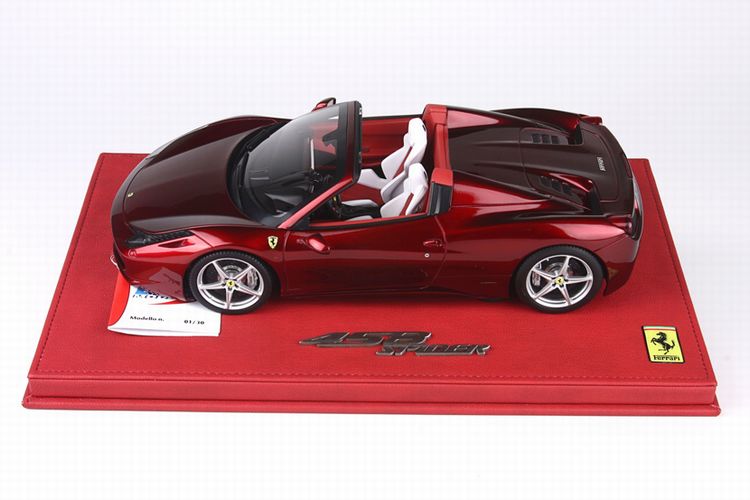 ギャラリービューアに画像をロードする, 【予約】フェラーリ 458 スパイダー マラネロレッド 30台限定 /BBR 1/18 レジン ミニカー