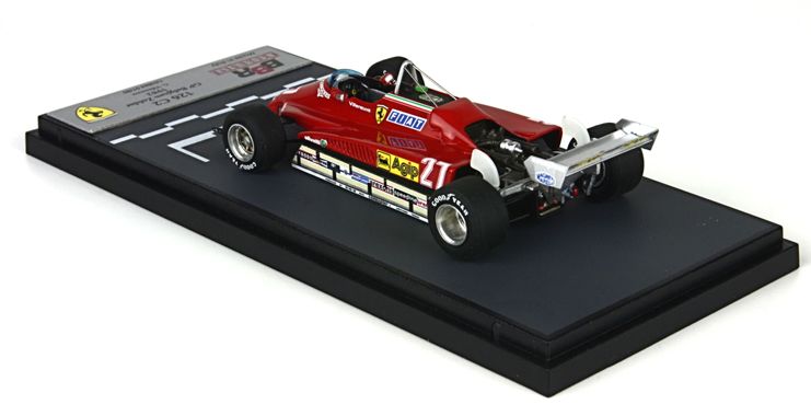 ギャラリービューアに画像をロードする, 【予約】フェラーリ 126 C2 ベルギーGP 1982 ジル ヴィルヌーヴ /BBR 1/43 レジン ミニカー