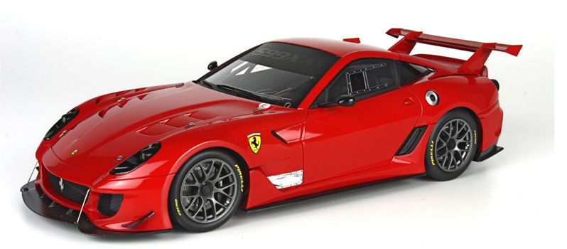 ギャラリービューアに画像をロードする, 【予約】10月以降発売予定 フェラーリ599 XX Evo ロッソコルサ322 50台限定 /BBR 1/18 レジン ミニカー