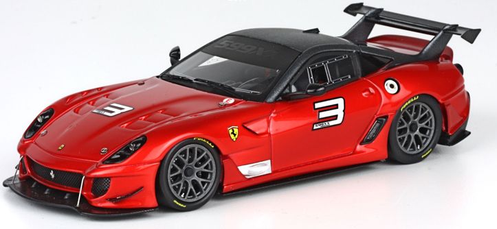 ギャラリービューアに画像をロードする, 【予約】Ferrariフェラーリ 599XX EVO ボローニャモーターショー 200台限定 /BBR 1/43 レジン ミニカー