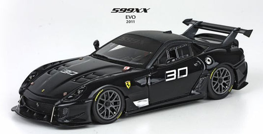 【予約】Ferrariフェラーリ 599XX EVO グロスブラック no. 30  50台限定 /BBR 1/43 レジン ミニカー