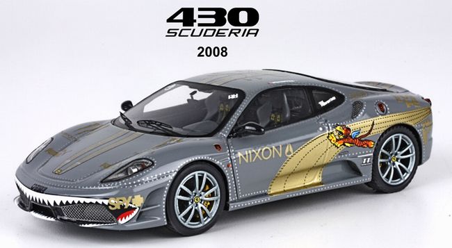 ギャラリービューアに画像をロードする, 【予約】Ferrariフェラーリ F430 Scuderia スペシャルエディション 150台限定 /BBR 1/43 レジンミニカー