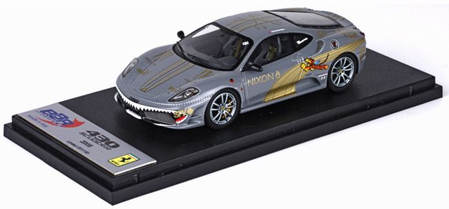 ギャラリービューアに画像をロードする, 【予約】Ferrariフェラーリ F430 Scuderia スペシャルエディション 150台限定 /BBR 1/43 レジンミニカー