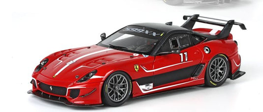 Ferrariフェラーリ 599XX EVO Infineon 2012 Rosso corsa 322 / roof dark silver - car no.11 プレミアムver 20台限定  /BBR 1/43 レジンミニカー