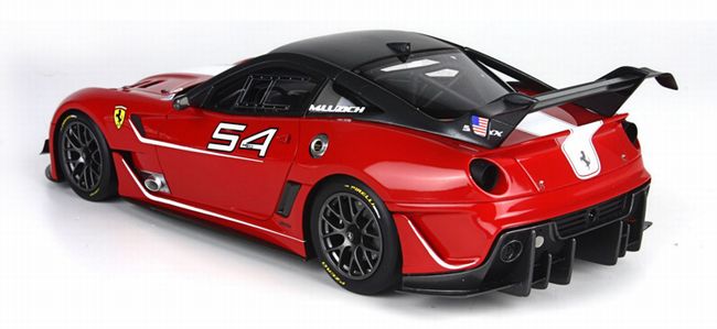 ギャラリービューアに画像をロードする, 【予約】Ferrariフェラーリ 599XX EVO Japan 2012 リミテッドエディション no. 54 rosso corsa / roof dark silver /BBR 1/18 レジンミニカー