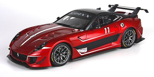 【予約】12月以降発売予定 Ferrariフェラーリ 599XX EVO Infineon 2012 no. 11 ? rosso corsa / roof dark silver 100台限定 /BBR 1/18 レジンミニカー
