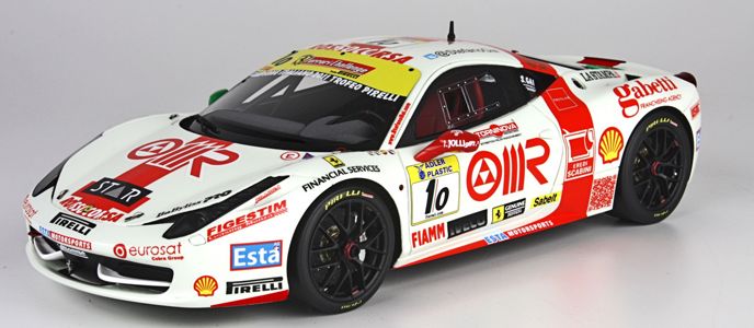 ギャラリービューアに画像をロードする, 【予約】Ferrariフェラーリ 458 Challenge 2012 Monza (Italy) team Rosso Corsa100台限定 /BBR 1/18 レジンミニカー
