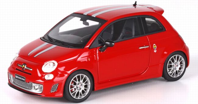 ギャラリービューアに画像をロードする, 【予約】Abarth 695 Tributo Ferrari 2010 Rosso Corsa /BBR 1/43 レジンミニカー