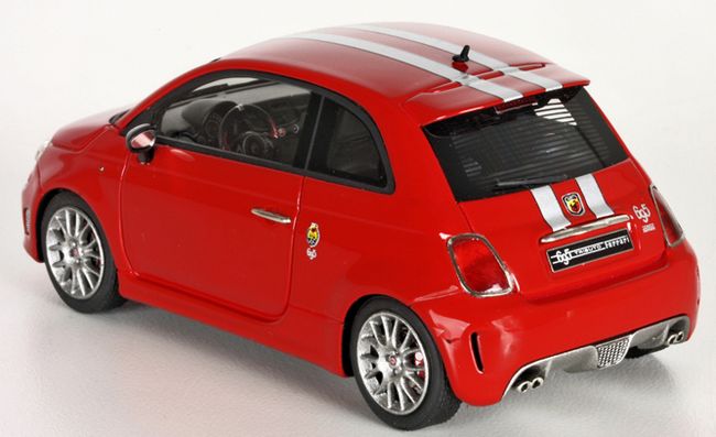 ギャラリービューアに画像をロードする, 【予約】Abarth 695 Tributo Ferrari 2010 Rosso Corsa /BBR 1/43 レジンミニカー