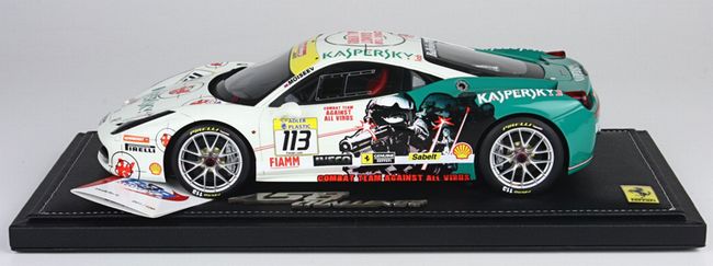 ギャラリービューアに画像をロードする, Ferrariフェラーリ 458 Challenge Monza 2012  100台限定/BBR 1/18 レジン ミニカー