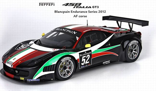 Ferrariフェラーリ 458 Italia GT3 Blancpain Endurance series 2012 AF corse no52  100台限定/BBR 1/18 レジン ミニカー