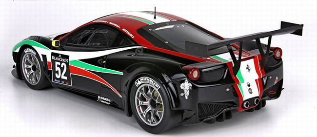 ギャラリービューアに画像をロードする, Ferrariフェラーリ 458 Italia GT3 Blancpain Endurance series 2012 AF corse no52  100台限定/BBR 1/18 レジン ミニカー