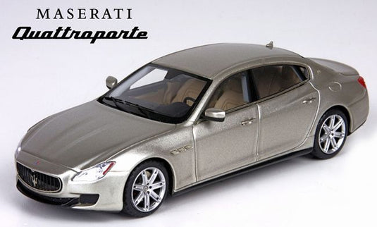 Maseratiマセラティ Quattroporte 2013 moonstone (ライトゴールド) /BBR 1/43 レジン ミニカー