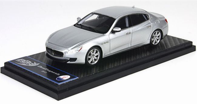 ギャラリービューアに画像をロードする, 【予約】Maseratiマセラティ Quattoroporte 2013 シルバー /BBR 1/43 レジン ミニカー