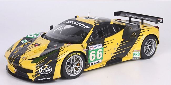ギャラリービューアに画像をロードする, 【予約】6月以降発売予定Ferrariフェラーリ 458 GT2 GTE PRO ルマン24時間 2012 /BBR 1/18 レジン ミニカー
