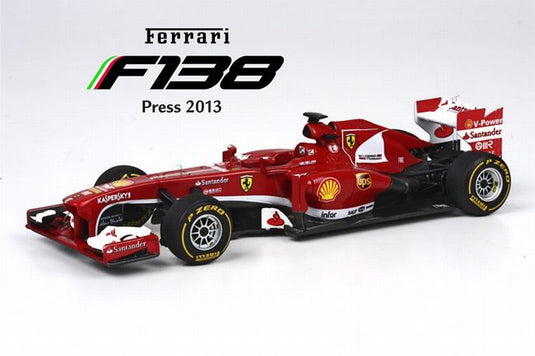 【予約】7月以降発売予定Ferrariフェラーリ F138 Press2013 150台限定 /BBR 1/43 レジンミニカー