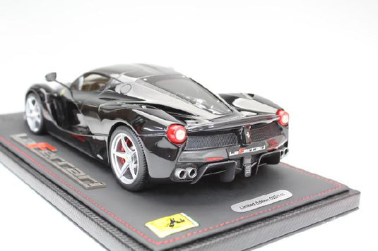 Ferrari ラ・フェラーリ Geneve AutoShow 2013 グロスブラック/カーボン 49台限定/カーボンルーフ /BBR 1/18レジンミニカー