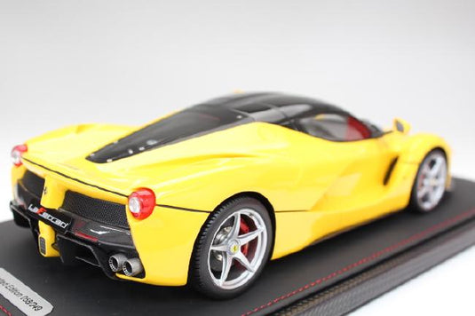 Ferrari ラ・フェラーリ Geneve AutoShow 2013 グロスイエロー/ブラックルーフ 249台限定/BBR 1/18レジンミニカー