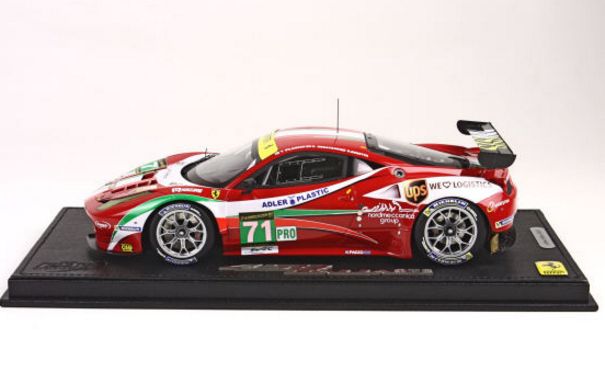 ギャラリービューアに画像をロードする, Ferrariフェラーリ 458 Italia GT2 season 2013 50台限定/BBR1/18 レジンミニカー