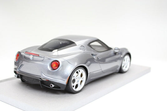 Alfa Romeoアルファロメオ 4c 2013 ダークシルバー /BBR 1/18レジンミニカー
