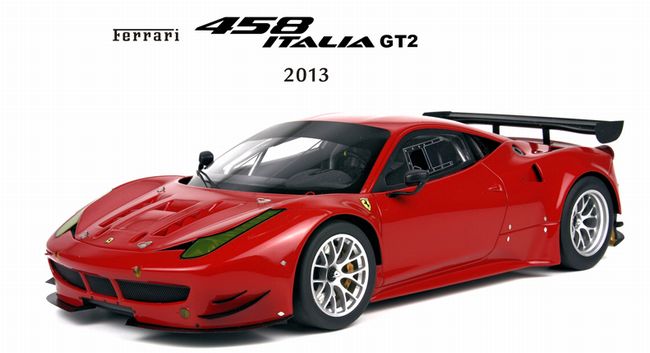 ギャラリービューアに画像をロードする, 【予約】2014年3月以降発売予定Ferrariフェラーリ458 GT2 2013 /BBR 1/18 レジンミニカー