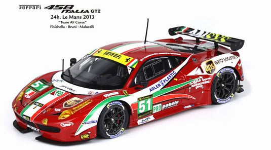 Ferrariフェラーリ 458 GT2 2013 ルマン24時間 2013 80台限定 /BBR 1/18 ミニカー