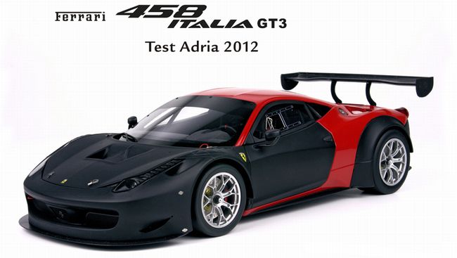 ギャラリービューアに画像をロードする, 【予約】Ferrariフェラーリ 458 Italia GT3 Test Adria 1012 リミテッドエディション /BBR 1/18 ミニカー